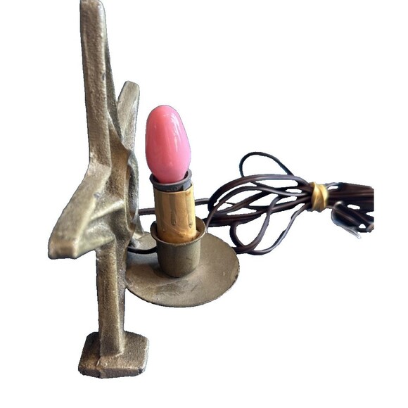 Vintage Lighted Star Cast Iron Star Rustic Christmas - Picture 3 of 4